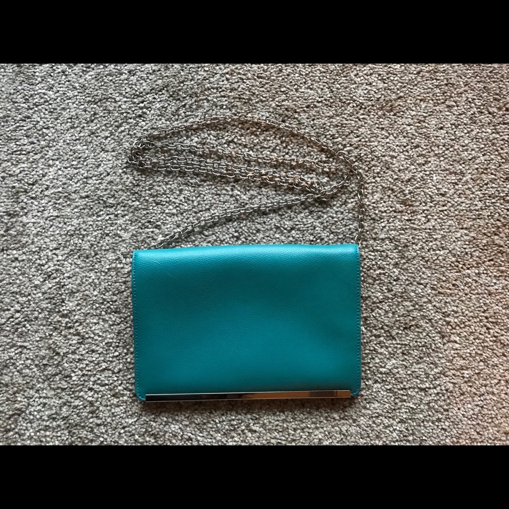 Halogen Turquoise Clutch/Wallet